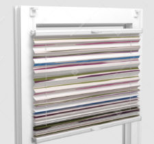 Шторы Плиссе - Васто сиреневый на пластиковые окна