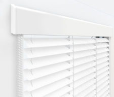 Жалюзи Изолайт 25 мм на пластиковые окна - цвет 100 перфорированный