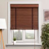 Деревянные жалюзи 25 мм, цвет 43 Махагон