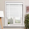 Деревянные жалюзи 50 мм, цвет 51 Снежно-белый