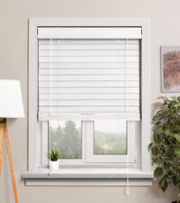 Деревянные жалюзи 50 мм, цвет 52 Белый